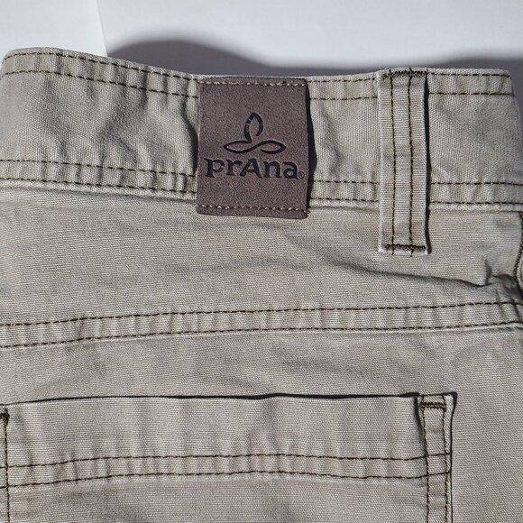 Prana Slim Fit Beige Men's Canvas Pants Size 33 x 32 - Picture 7 of 7